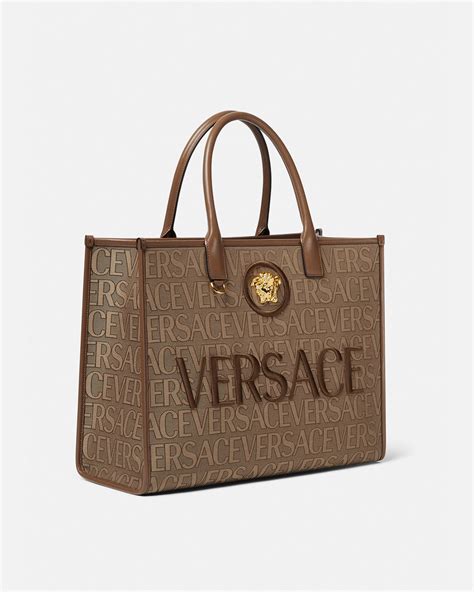 versace tote bag gift with purchase|Versace allover large tote bag.